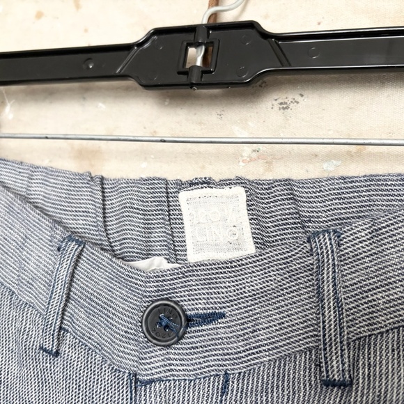 120% Lino Striped Linen Trousers - Picture 2 of 4